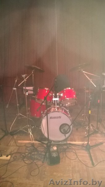 Продам ударную установку" СУПЕР АМАТИ" цвет вишня - Изображение #1, Объявление #1514126