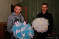 Букеты из мягких игрушек к выписке из Роддома и любому празднику в Мозыре. - Изображение #1, Объявление #1170883