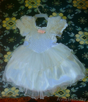 Вещи для девочки: туника вязаная, колготки, ясельное нарядное платье и летний са - Изображение #2, Объявление #1557614