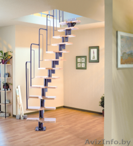 Модульные лестницы на второй этаж для коттеджа в Мозыре - Изображение #2, Объявление #1237490