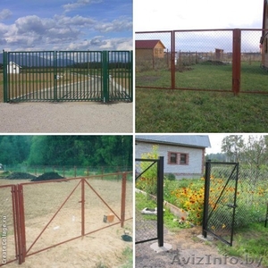 Садовые ворота и калитки с бесплатной доставкой Мозырь - Изображение #1, Объявление #1359912