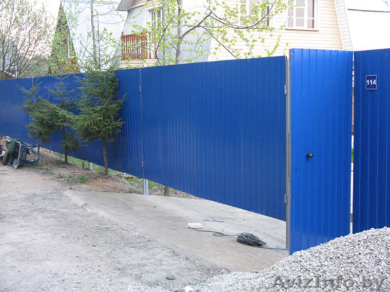 Заборы из металлопрофиля по выгодным ценам! - Изображение #2, Объявление #1212099