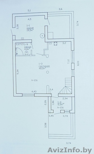 Трёхэтажный коттедж, д.Красная Нива - Изображение #2, Объявление #1328793