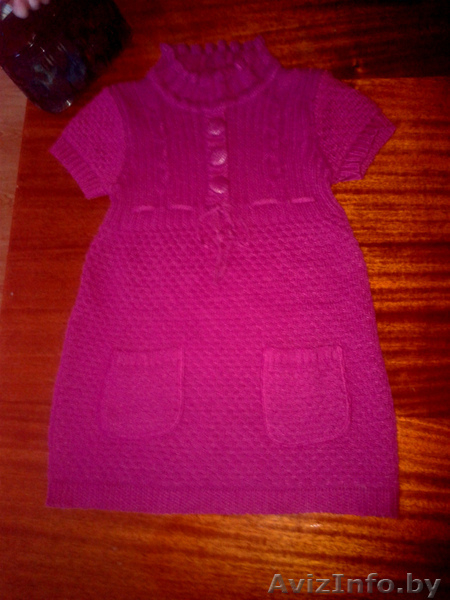 Вещи для девочки: туника вязаная, колготки, ясельное нарядное платье и летний са - Изображение #4, Объявление #1557614