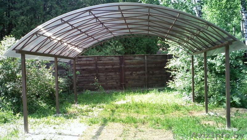 Металлический навес для автомобиля и моторной лодки - Изображение #2, Объявление #1637198